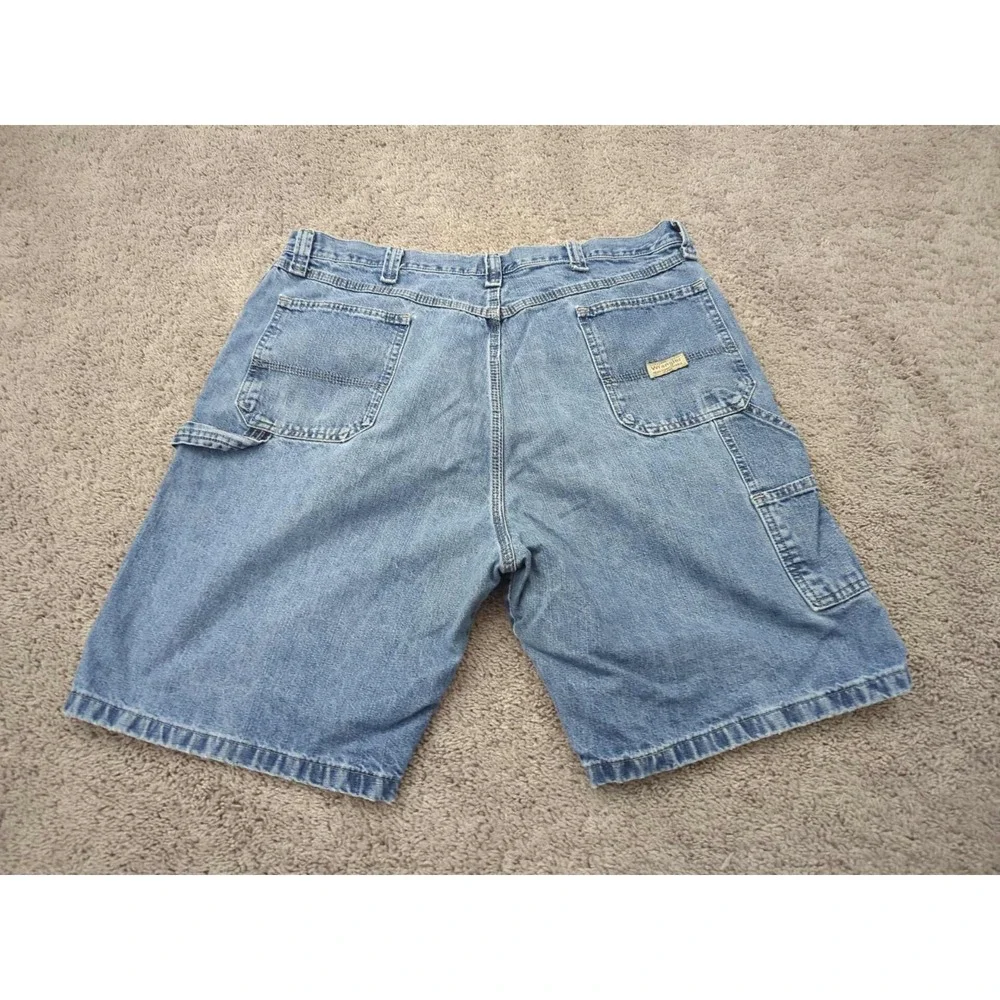 Wrangler Jeans Shorts Mens 40 Blue Inseam: 9